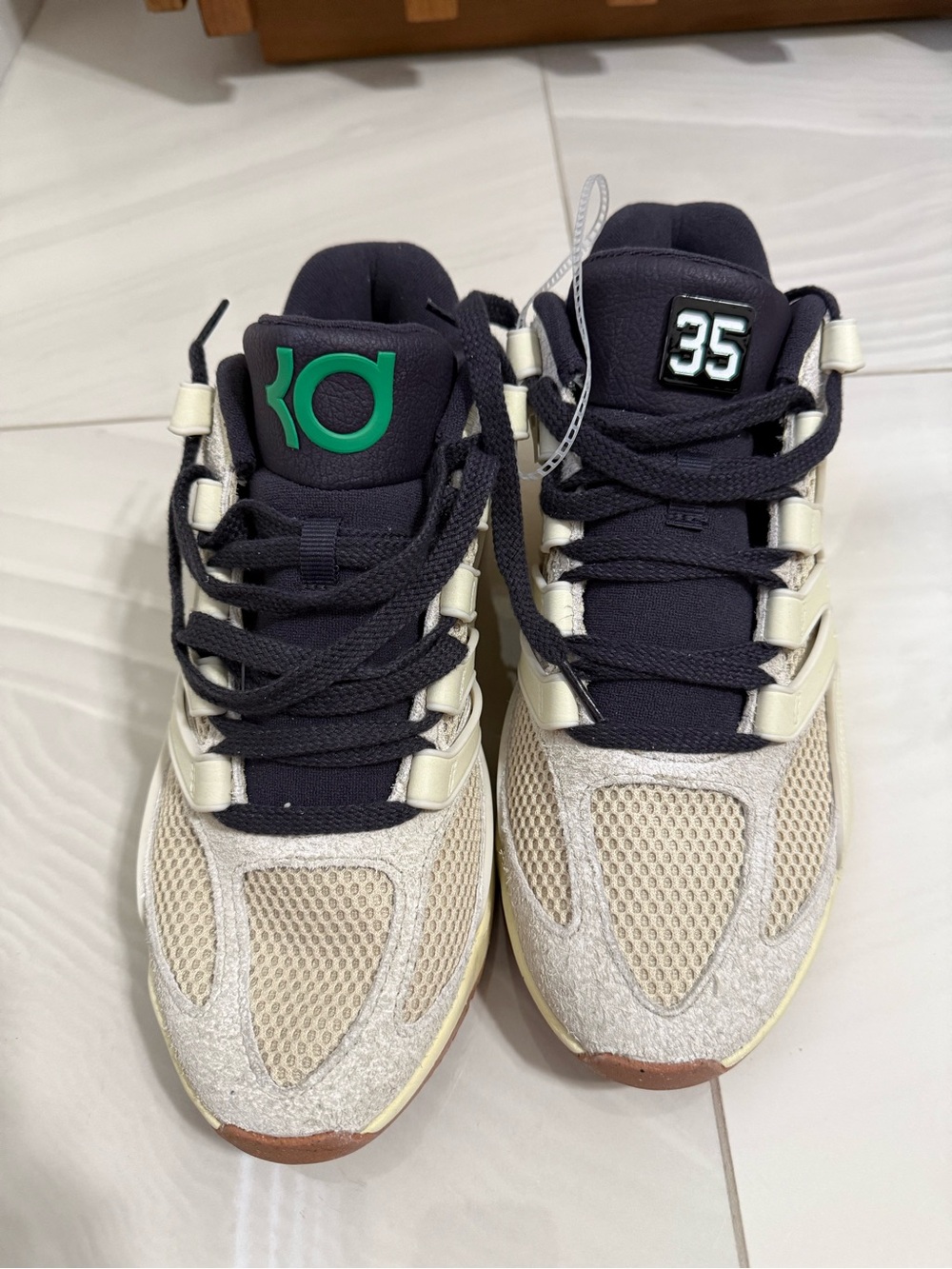 Nike KD18 EP Kevin Durant Sanddrift Men Basketball Hoopers Shoes II3841-100